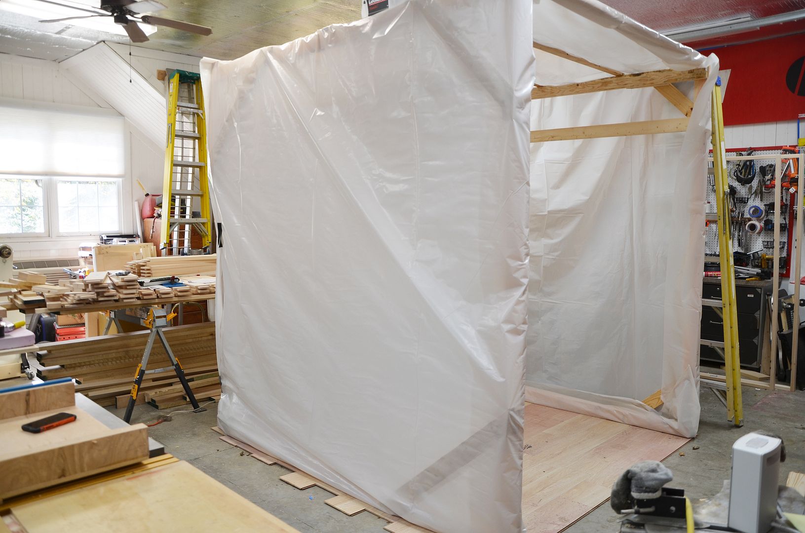 Homemade Spray Booth